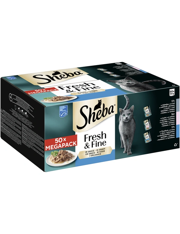 Sheba Fresh & Fine in Sauce Multipack