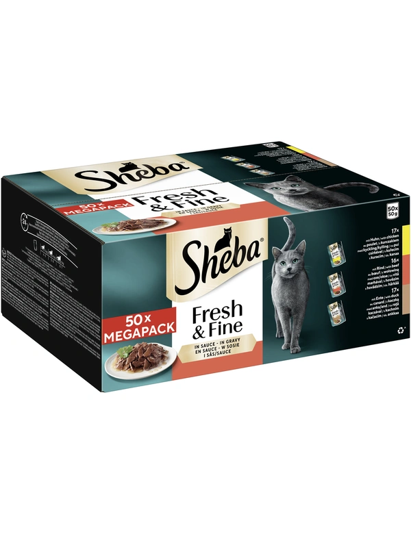 Sheba Fresh & Fine in Sauce Multipack