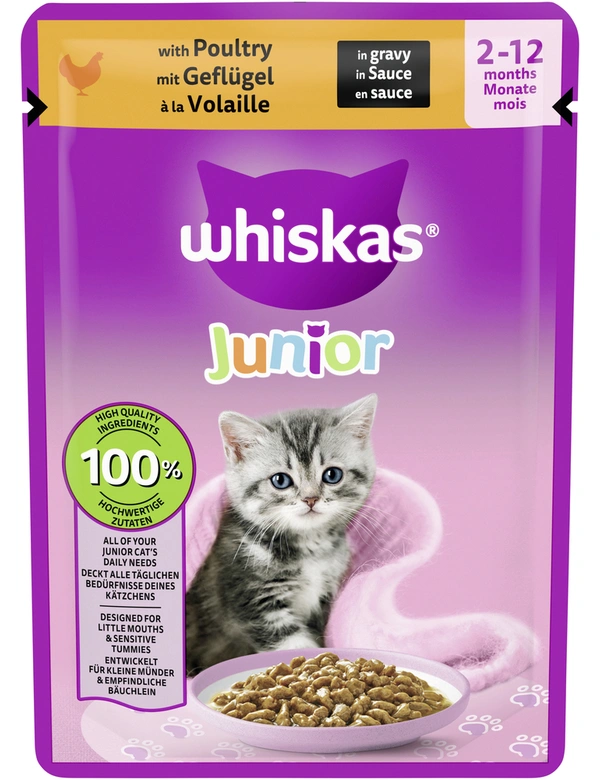 whiskas Junior Geflügel in Sauce