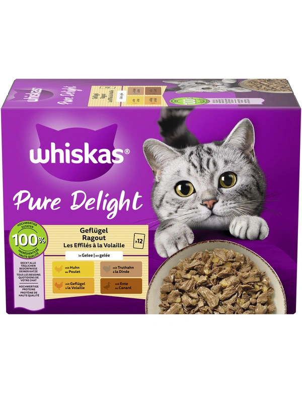 whiskas Pure Delight Geflügel Ragout in Gelee