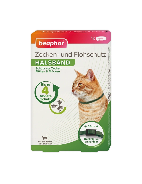 beaphar Zecken- und Flohschutz Halsband für Katzen