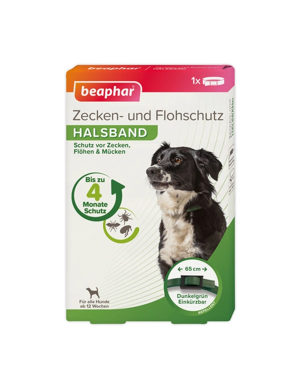 beaphar Zecken- und Flohschutz Halsband für Hunde