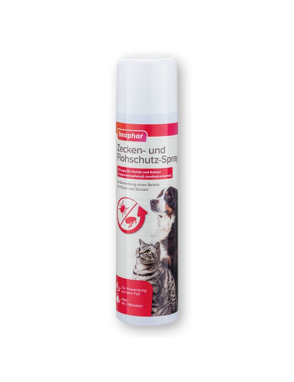 beaphar Zecken- und Flohschutz Spray für Hunde und Katzen