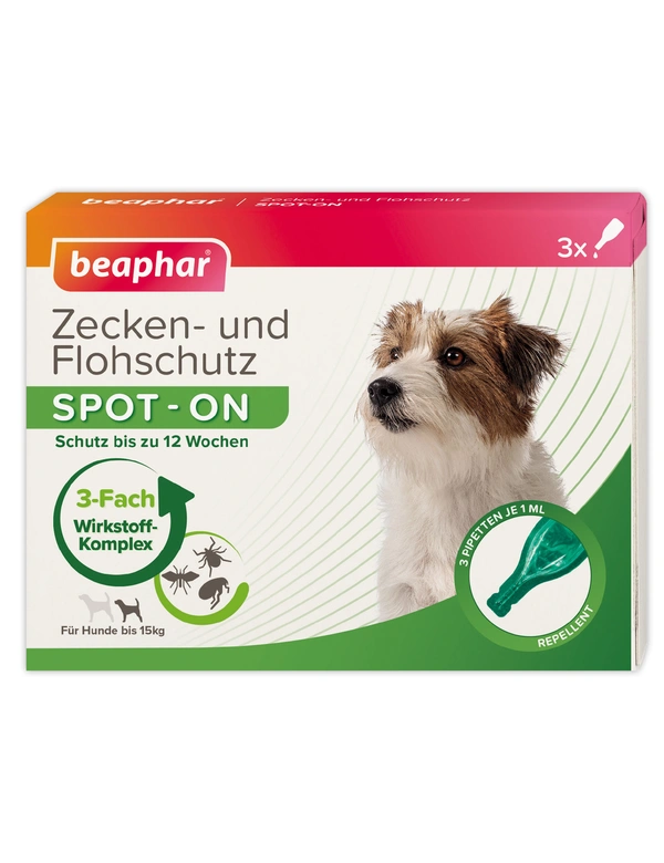 beaphar Zecken- und Flohschutz SPOT-ON für Hunde