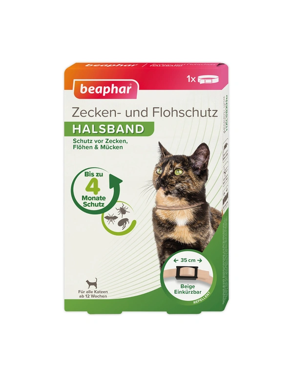 beaphar Zecken- und Flohschutz Halsband für Katzen