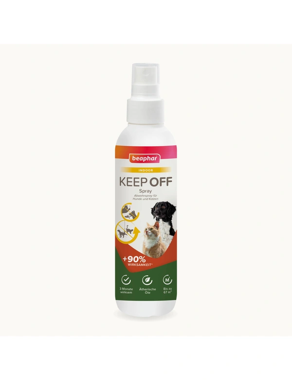 beaphar Keep Off Fernhalte-Spray für Hunde und Katzen