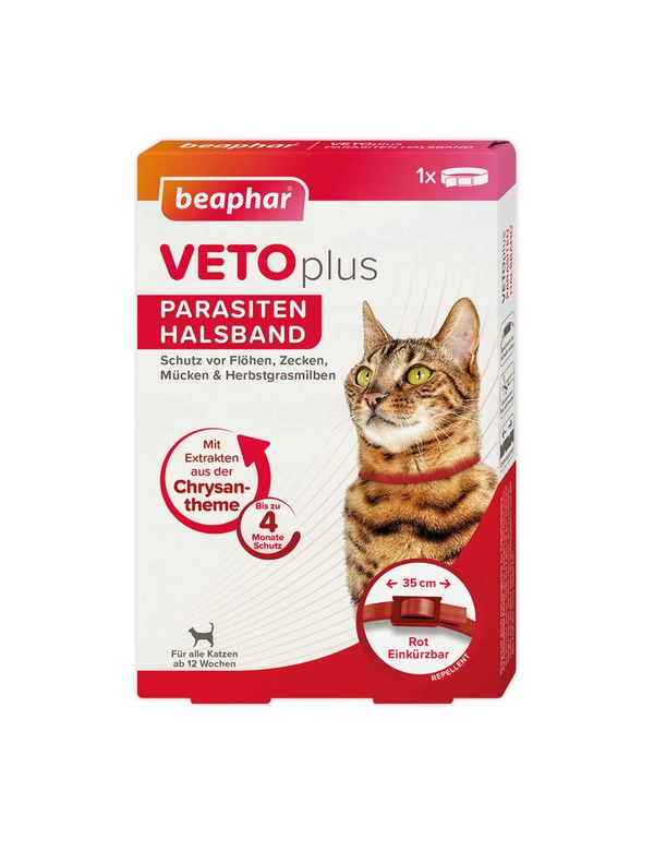 beaphar VETOplus Parasiten Halsband für Katzen