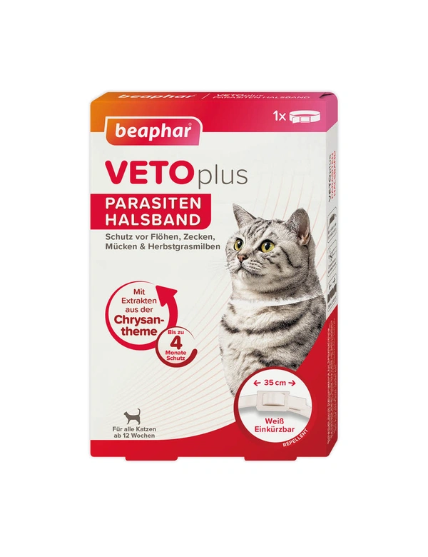 beaphar VETOplus Parasiten Halsband für Katzen