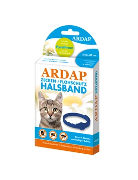 ARDAP Zecken- & Flohhalsband für Katzen