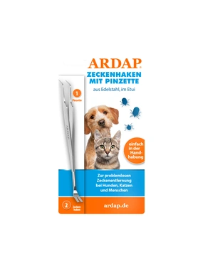 Ardap Zeckenzange Edelstahl