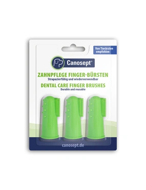 Canosept Zahnpflege Finger-Bürsten für Hunde