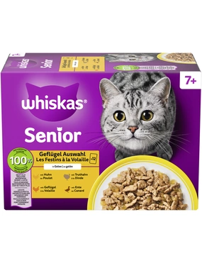 whiskas 7+ Geflügel Auswahl in Gelee