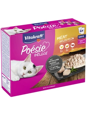 Vitakraft Poésie Délice Meat Selection in Sauce