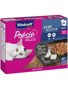 Vitakraft Poésie Délice Fish Selection in Sauce