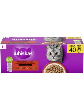 whiskas 1+ Klassische Auswahl in Sauce whiskas 1+ Klassische Auswahl in Sauce