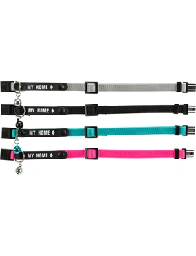 TRIXIE Katzenhalsband mit Adresslasche My Home