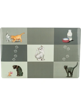TRIXIE Napfunterlage Patchwork Cat