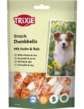 TRIXIE Denta Fun Chicken Chewing Dumbbells