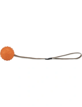 TRIXIE Ball am gummierten Gurt