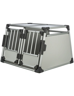 TRIXIE Transportbox doppelt Aluminium TRIXIE Transportbox doppelt Aluminium