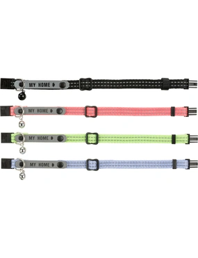 TRIXIE Katzenhalsband mit Adresslasche reflektierend