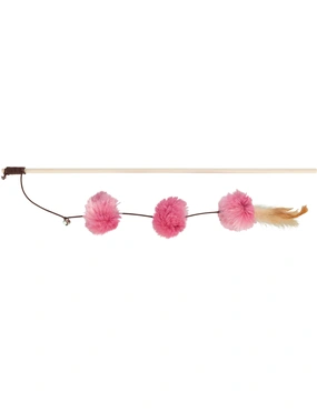 TRIXIE Spielangel Pompom Bälle Baldrian TRIXIE Spielangel Pompom Bälle Baldrian