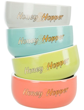 TRIXIE Keramiknapf Honey & Hopper