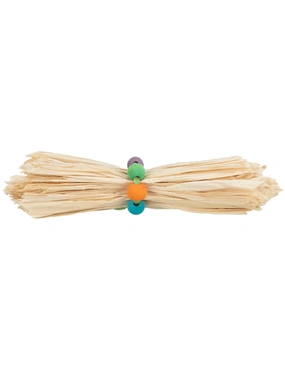 TRIXIE Spielzeug mit Maisblättern und Holzperlen TRIXIE Spielzeug mit Maisblättern und Holzperlen