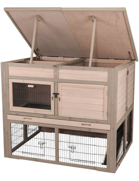 TRIXIE natura Kleintierstall XL mit Wärmedämmung