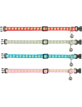 TRIXIE Katzenhalsband Pfoten fluoreszierend
