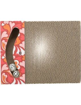 TRIXIE Kratzpappe Valentinstag eckig