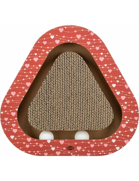 TRIXIE Kratzpappe Valentinstag dreieckig