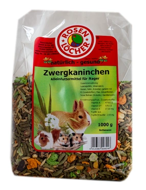 Rosenlöcher Zwergkaninchenfutter Rosenlöcher Zwergkaninchenfutter