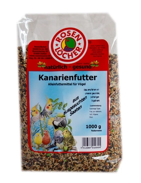 Rosenlöcher Kanarienfutter mit Rübsen & Bisquit