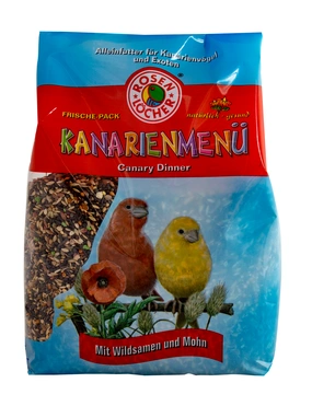 Rosenlöcher Kanarienmenü mit Wildsamen und Mohn Rosenlöcher Kanarienmenü mit Wildsamen und Mohn