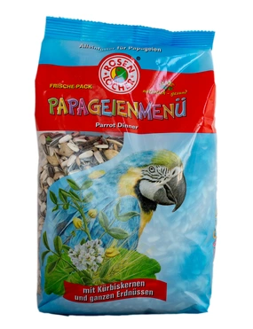 Rosenlöcher Papageienmenü