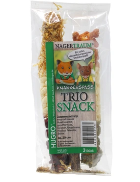 HUGRO Trio-Snack Haselholz und Knabberspaß