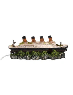 AQUA DELLA Schiffswrack Titanic mit Ausströmer