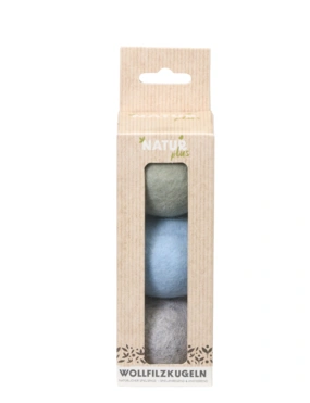 NATURplus Wollfilzkugeln 3er Set