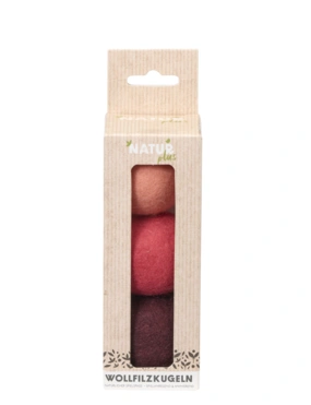 NATURplus Wollfilzkugeln 3er Set