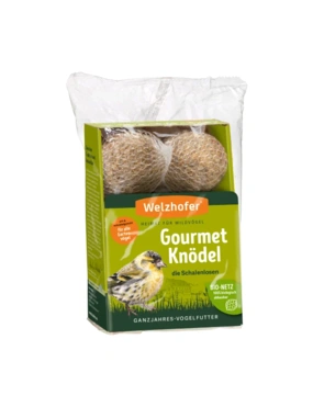 Welzhofer Gourmetknödel Schalenlosen im Bio-Netz Welzhofer Gourmetknödel Schalenlosen im Bio-Netz