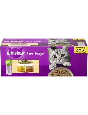 whiskas Pure Delight Geflügel Ragout in Gelee whiskas Pure Delight Geflügel Ragout in Gelee