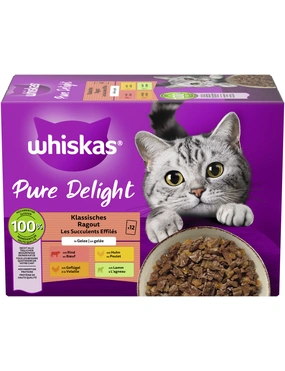whiskas Pure Delight Klassisches Ragout in Gelee