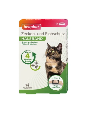 beaphar Zecken- und Flohschutz Halsband für Katzen