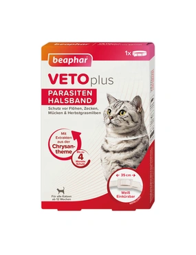 beaphar VETOplus Parasiten Halsband für Katzen beaphar VETOplus Parasiten Halsband für Katzen