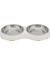 TRIXIE Napf-Set flach Melamin/Edelstahl
