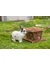 TRIXIE Heuraufe mit Boden & Dach