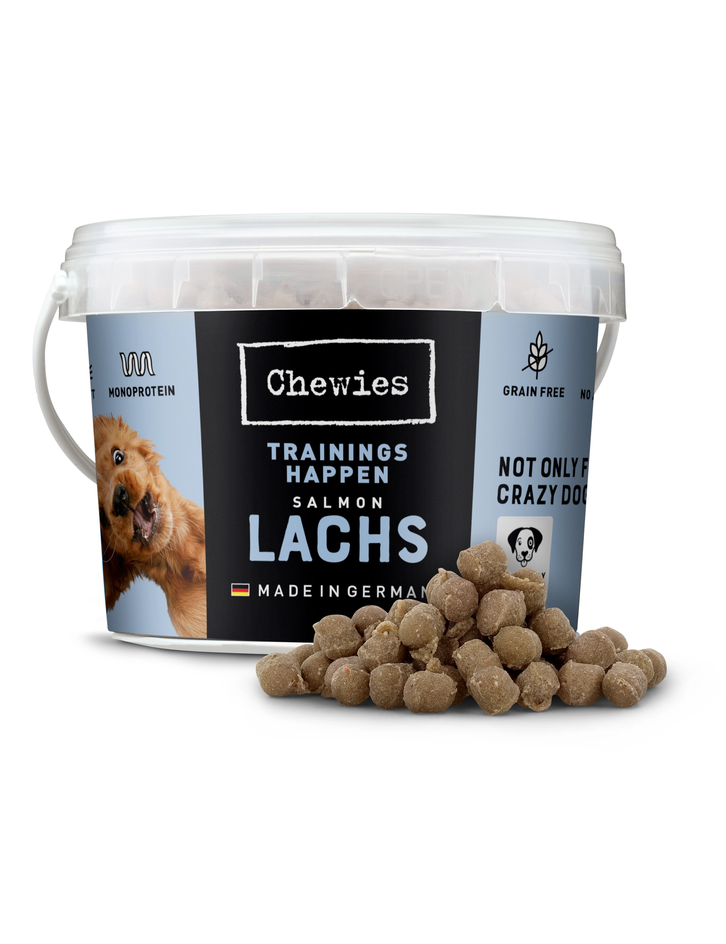Trainer Hundefutter Puppy & Junior: Lachs & Reis, 800 G, Glutenfrei, Für Sensible Welpen & Junghunde