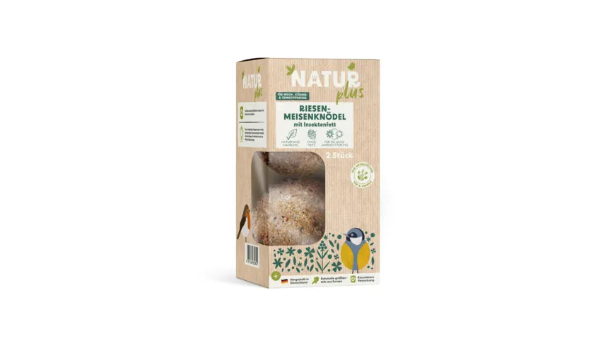 NATURplus Riesenmeisenknödel mit Insektenfett