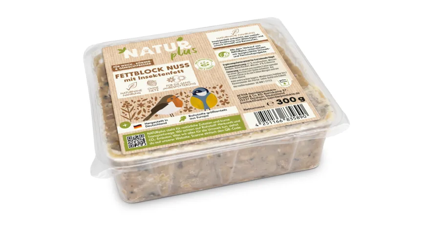 NATURplus Fettblock Nuss mit Insektenfett